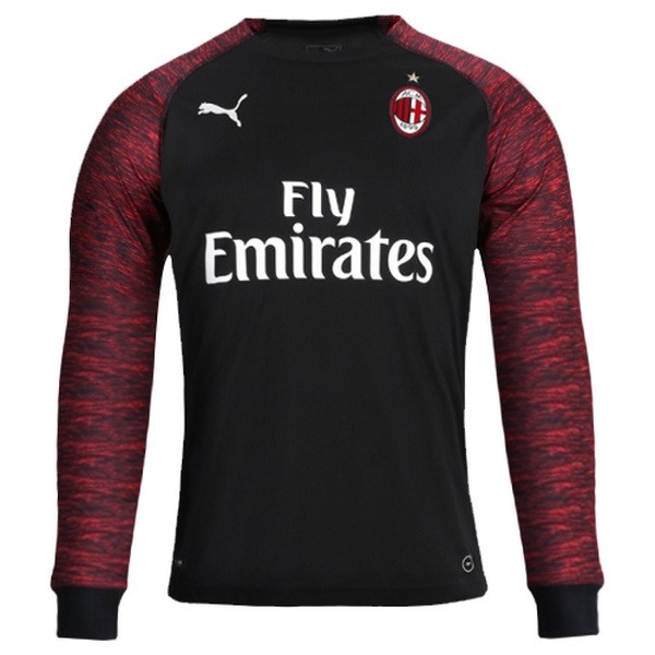 Camiseta AC Milan Tercera equipación ML 2018-2019 Negro